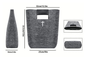 Cross-Cut Tote Bag - Blessed Be Boutique