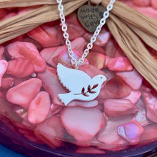 Load image into Gallery viewer, Dove Stainless Steel Choker Necklace - Blessed Be Boutique