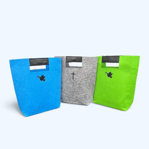 Faithful Felt Tote Bag Collection - Blessed Be Boutique