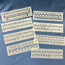 Load image into Gallery viewer, Ruler Journaling Stencils - Blessed Be Boutique