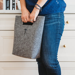Faithful Felt Tote Bag Collection